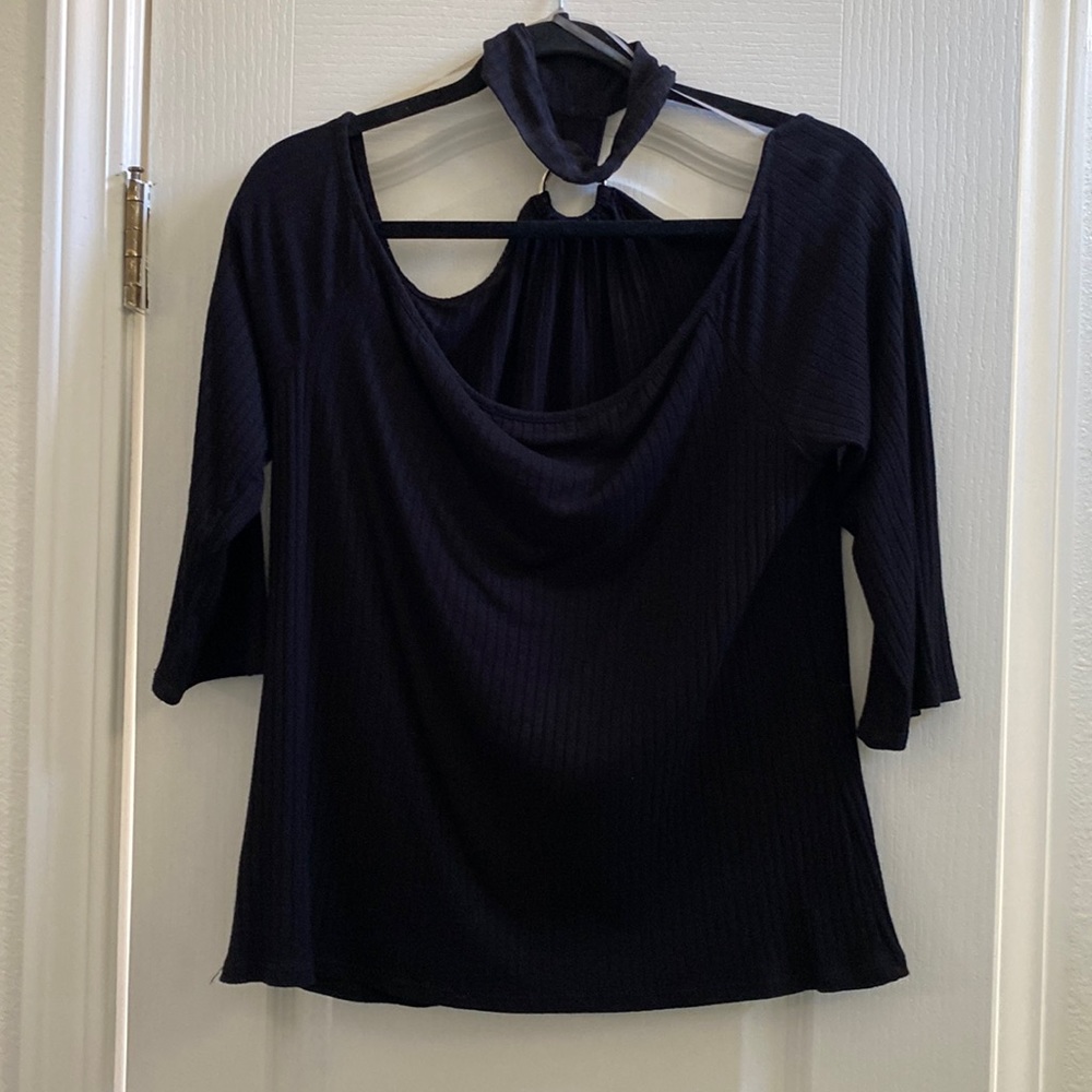 Off the shoulder choker top